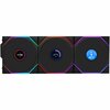 Ventilaator Lian Li UNI FAN TL Wireless LCD, 120 mm, must, 3-pack