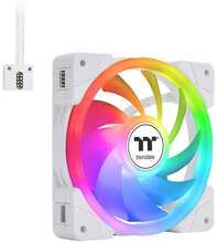 Ventilaator Thermaltake SWAFAN EX12 ARGB, valge, 120 mm, 3 tk