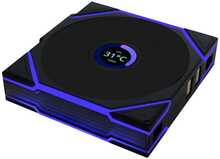 Korpuse ventilaator Lian Li Uni Fan TL120 LCD Wireless, 120 mm, must