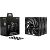 Ventilaatori komplekt Be Quiet Pure Wings 3 PWM HS, 140 mm, 3 tk