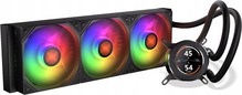 Veejahuti protsessorile Krux HydroGlance 360 ARGB LCD, KRXE004, must, 120 mm