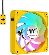 Ventilaator Thermaltake CT120 EX Reverse ARGB Sync, 120 mm, kollane, 3 tk