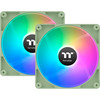 Ventilaator Thermaltake CT120 ARGB Sync, 120 mm, Matcha Green, 2 tk