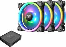 Korpuse ventilaator Thermaltake Riing Duo 14 LED RGB, 3 tk komplektis
