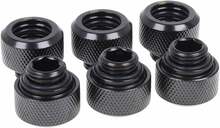 Üleminek Alphacool Eiszapfen 13 mm G1/4, must, 6 tk