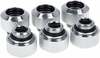 Ühendusliitmik Alphacool Eiszapfen 13 mm G1/4, kroomitud, 6 tk