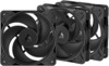 Ventilaator ARCTIC P12 Pro Reverse, PWM, 120 mm, must, 3 tk