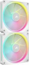 Korpuse ventilaator Corsair iCUE Link LX140 RGB, 140 mm, valge, 2 tk