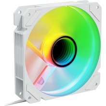 Ventilaator Sharkoon SHARK Mirror RGB PWM REVERSE, 120 mm, valge