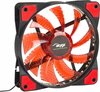 Korpuse ventilaator Akyga AW-12E-BR, 120 x 120 mm, punane
