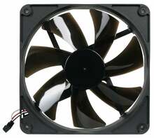 Korpuse ventilaator Noiseblocker ITR-PK-2, 140 mm, must
