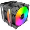 Protsessori jahuti Montech NX600 ARGB, must, 2x 120 mm