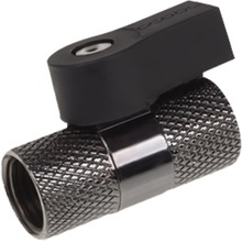 Kuulkraan Alphacool 2-way, must nikeldatud, 17354