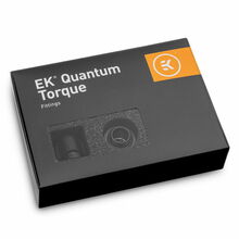 Ühendus EK Water Blocks EK-Quantum Torque STC 12/16, 6 tk, must