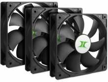 Ventilaatorikomplekt Inter-Tech IPC Fan Set, 120 mm, 3 tk