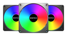 Korpuse ventilaator Montech GF120 V2 ARGB PWM, 120 mm