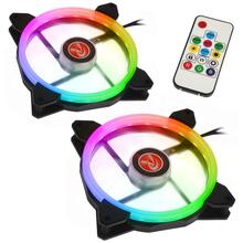 Korpuse ventilaator Raijintek IRIS 14 Rainbow RGB LED, 2 tk, 140 mm