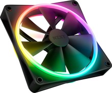 Korpuse ventilaator NZXT F140 RGB DUO, 140 x 140 x 25 mm, must