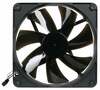 Korpuse ventilaator Noiseblocker BlackSilentPro PK3, 140 mm, must