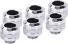 Liitmike komplekt Alphacool Eiszapfen Pro, 13 mm, G1/4, kroomitud, 6 tk