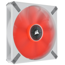 Korpuse jahuti Corsair ML140 LED Elite, 140 x 140 mm, valge