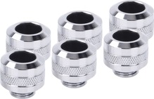 Liitmike komplekt Alphacool Eiszapfen Pro, 13 mm, G1/4, kroomitud, 6 tk