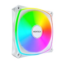 Korpuse ventilaator Montech RX120 Pro, 120 mm, valge
