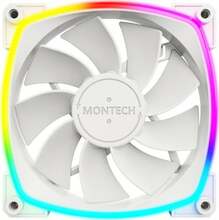 Korpuse ventilaator Montech RX120 PWM, 120 x 25 mm, valge