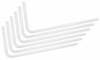Toru EK Water Blocks EK-Loop Hard Tube 16 mm, 80 cm, 6 tk, läbipaistev