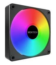 Korpuse ventilaator Montech GF120R V2 ARGB PWM, 120 mm, must