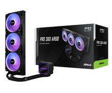 Veejahuti protsessorile Asrock Pro 360 ARGB, must, 120 mm