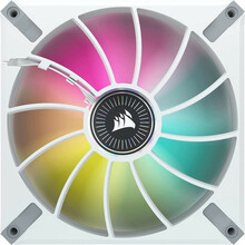 Korpuse jahuti Corsair iCUE ML140 RGB Elite Premium, 140 mm, valge