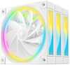 Korpuse ventilaator DeepCool FL12R WH-3 IN 1, 120 mm, valge, 3 tk