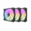 Ventilaatorite komplekt Darkflash INF8 ARGB, 3in1, 120 x 120 mm, must