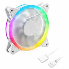 Korpuse jahuti Sharkoon SHARK Blades PWM RGB, 120 x 25 mm, valge