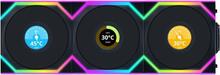 Arvuti jahuti Lian Li UNI FAN SL Wireless LCD, 120 mm, must