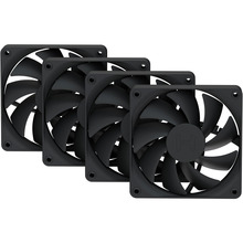 Ventilaator HYTE FA12, 4 tk, 120 mm, must