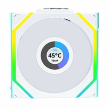 Ventilaator Lian Li UNI FAN SL Wireless LCD, 120 mm, valge