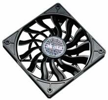 Korpuse ventilaator Akasa AK-FN078 Slimline PWM, 120 mm, must