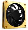 Korpuse ventilaator Alphacool Apex Stealth Metall, 120 mm, kuldne
