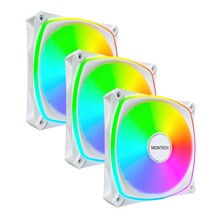 Ventilaatorite komplekt Montech RX120 Pro White, 3 tk, 120 mm