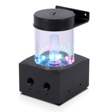 Reservuaar pumbaga Alphacool Core 100 Aurora ARGB, akrüül, must