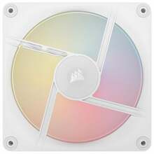 Korpuse ventilaatori komplekt Corsair iCUE LINK LX140-R RGB, 140 x 140 x 25 mm, valge, 2 tk