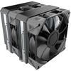 Protsessori jahuti Montech NX600, Dual Tower, 2x 120 mm, must