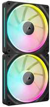 Korpuse ventilaator Corsair iCUE Link LX140 RGB, 140 mm, must, 2 tk