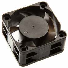 Korpuse ventilaator Noiseblocker BlackSilent Pro PM-1, 40 mm, must