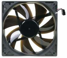 Korpuse ventilaator Noiseblocker ITR-PL-1, 120 mm, must