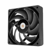 Ventilaator Thermaltake Toughfan 14 Pro, 140 mm, must
