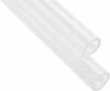 Toru BitsPower Crystal Link Tube, 12/10 mm, 500 mm, läbipaistev