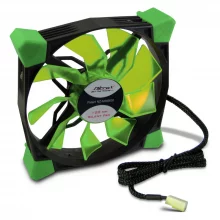 Ventilaator Inter-Tech Nitrox N-120-GR, 120 mm, roheline